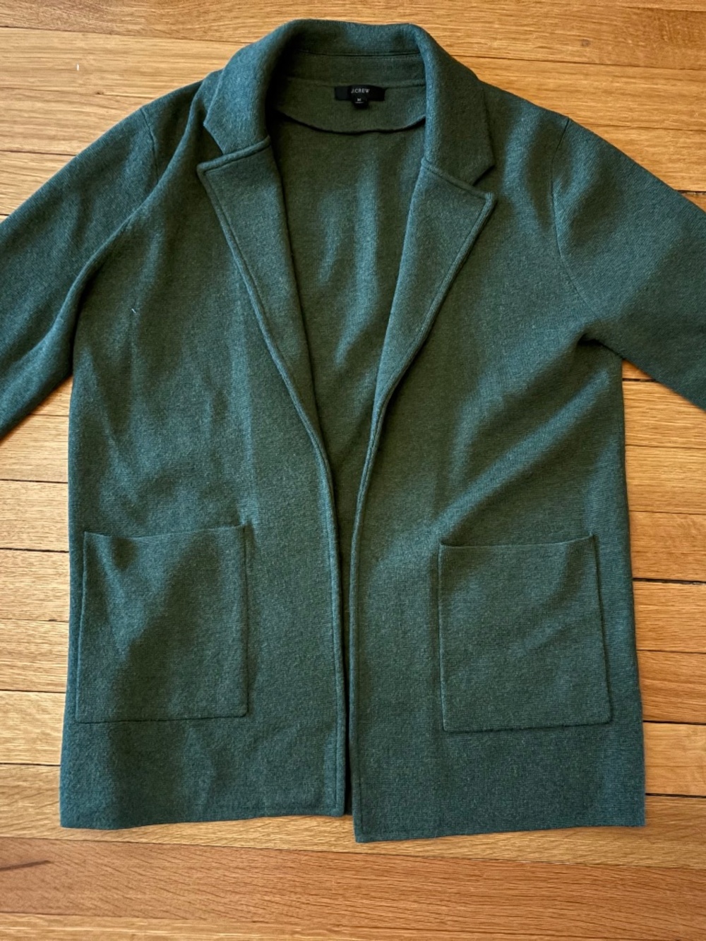 J.Crew Sophie open-front sweater-blazer size M